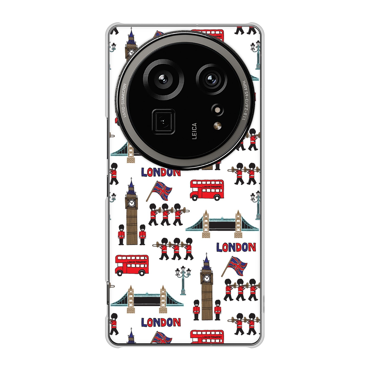 AQUOS R9 pro SH-54E docomo 高画質仕上げ 背面印刷 ハードケース 【EK811 ロンドンの街】