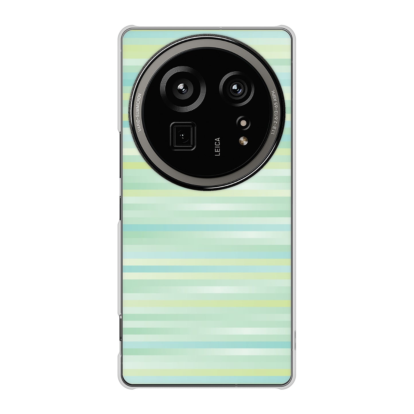 AQUOS R9 pro SH-54E docomo 高画質仕上げ 背面印刷 ハードケースグラデーションボーダー