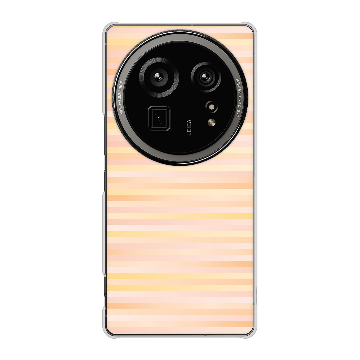 AQUOS R9 pro SH-54E docomo 高画質仕上げ 背面印刷 ハードケースグラデーションボーダー