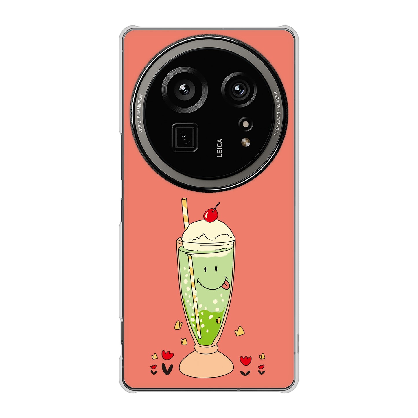 AQUOS R9 pro SH-54E docomo 高画質仕上げ 背面印刷 ハードケーススイーツイラスト