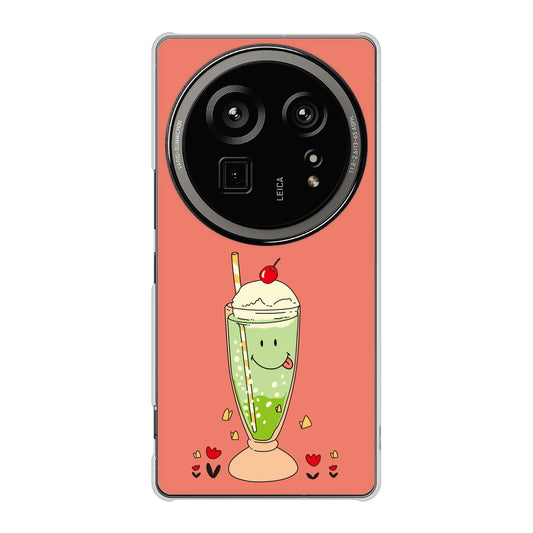 AQUOS R9 pro SH-54E docomo 高画質仕上げ 背面印刷 ハードケーススイーツイラスト