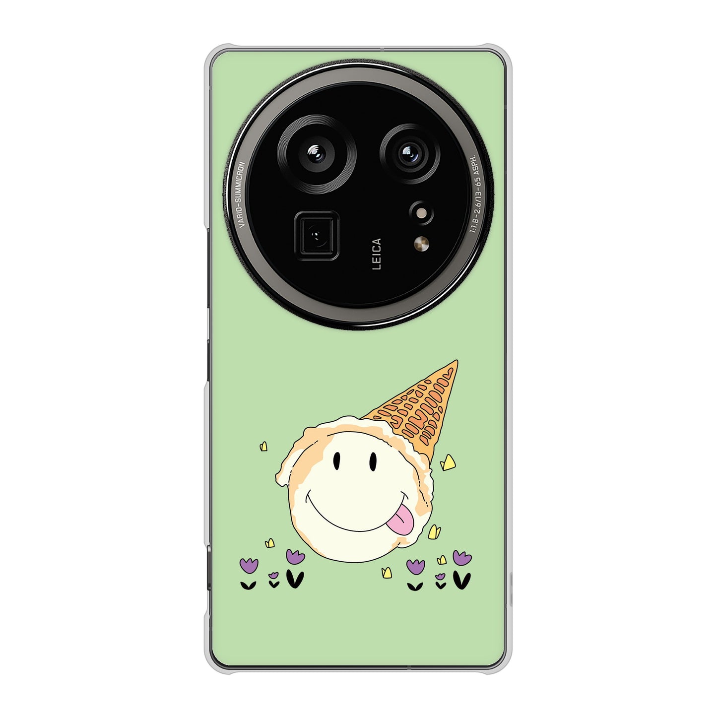 AQUOS R9 pro SH-54E docomo 高画質仕上げ 背面印刷 ハードケーススイーツイラスト