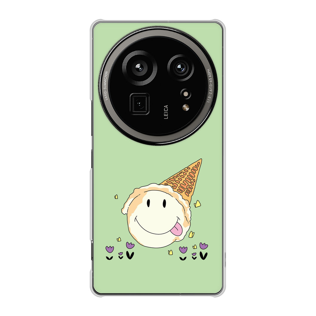 AQUOS R9 pro SH-54E docomo 高画質仕上げ 背面印刷 ハードケーススイーツイラスト