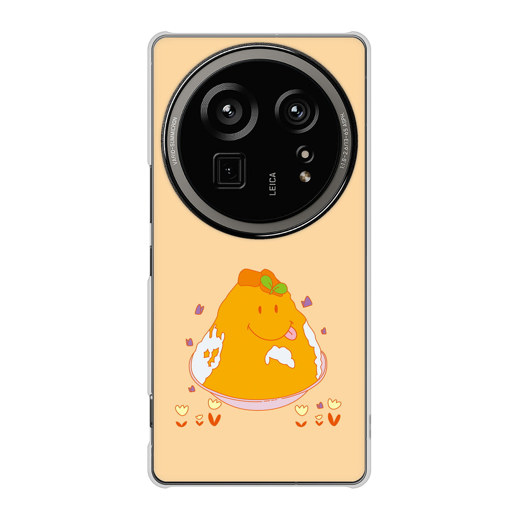 AQUOS R9 pro SH-54E docomo 高画質仕上げ 背面印刷 ハードケーススイーツイラスト