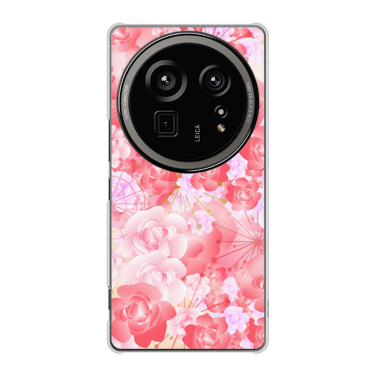 AQUOS R9 pro SH-54E docomo 高画質仕上げ 背面印刷 ハードケース 【VA817 はんなり色の華】