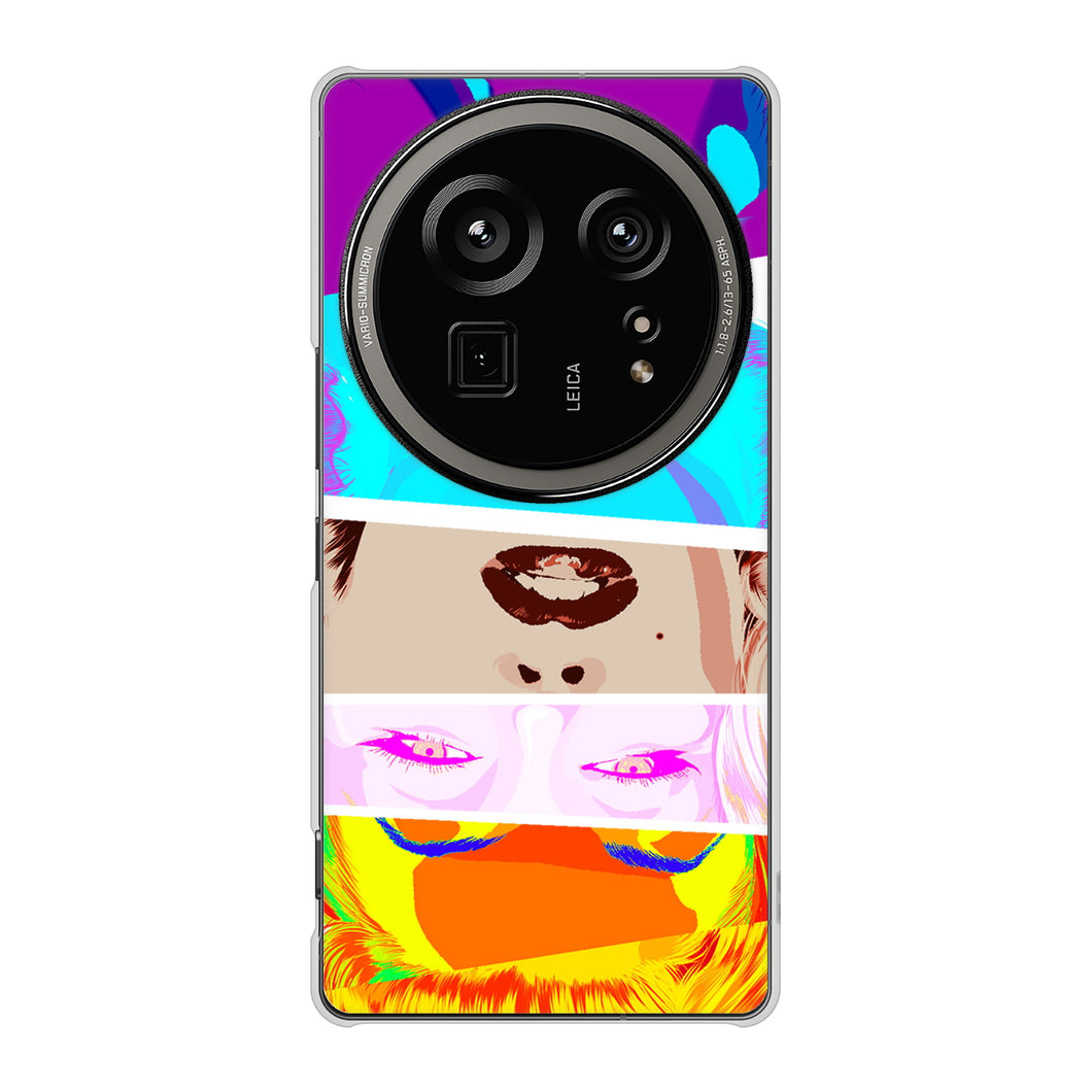 AQUOS R9 pro SH-54E docomo 高画質仕上げ 背面印刷 ハードケースマリリンモンローデザイン