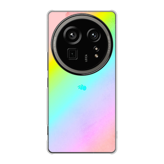 AQUOS R9 pro SH-54E docomo 高画質仕上げ 背面印刷 ハードケースパステルアート