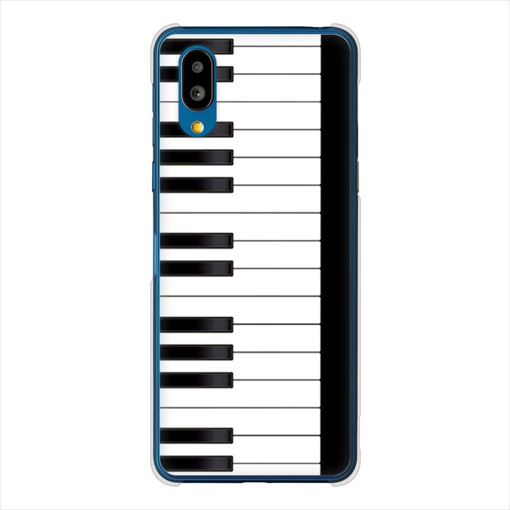 BASIO active SHG09 au 高画質仕上げ 背面印刷 ハードケースピアノ