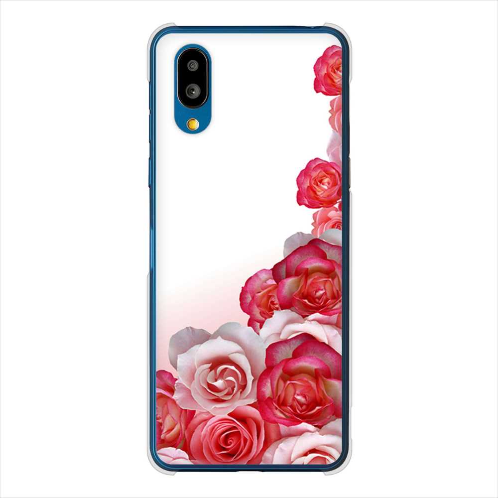 BASIO active SHG09 au 高画質仕上げ 背面印刷 ハードケースロマンチックなバラ