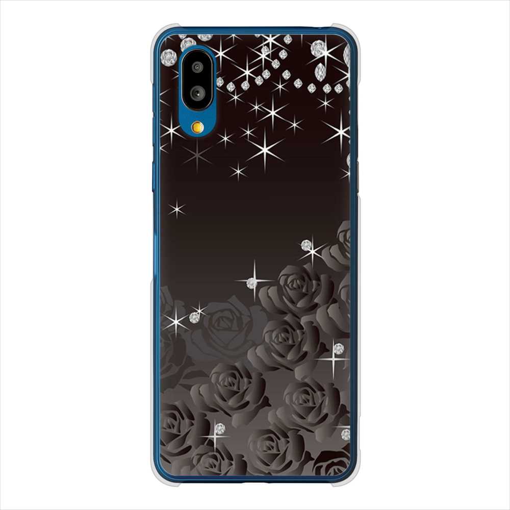 BASIO active SHG09 au 高画質仕上げ 背面印刷 ハードケースロマンチックなバラ