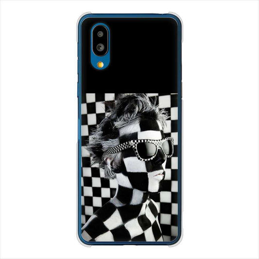 BASIO active SHG09 au 高画質仕上げ 背面印刷 ハードケース 【357 bk&wh】