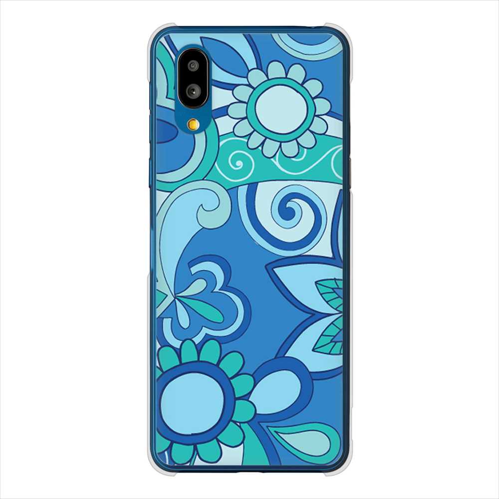 BASIO active SHG09 au 高画質仕上げ 背面印刷 ハードケース 【409 ブルーミックス】