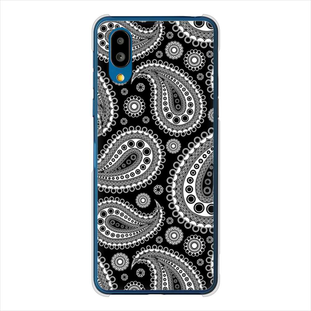 BASIO active SHG09 au 高画質仕上げ 背面印刷 ハードケースペイズリー