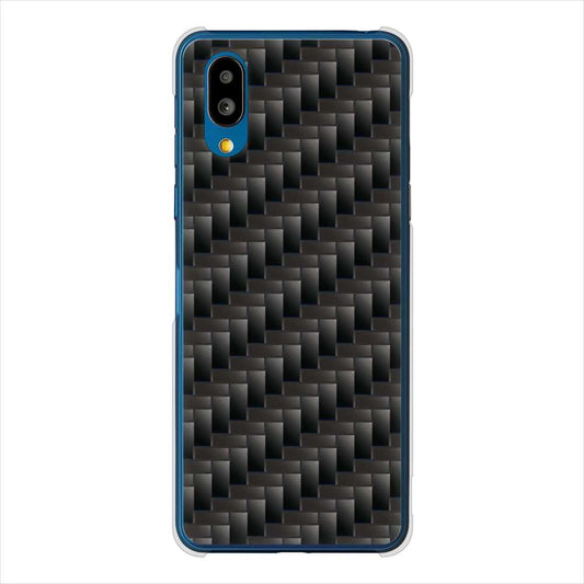 BASIO active SHG09 au 高画質仕上げ 背面印刷 ハードケース 【461 カーボン】