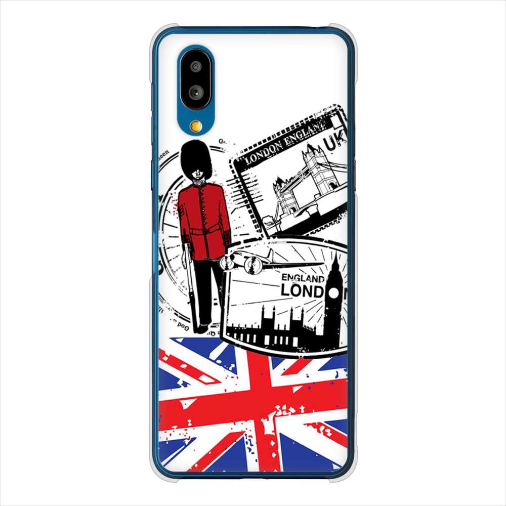 BASIO active SHG09 au 高画質仕上げ 背面印刷 ハードケースイギリスの風景