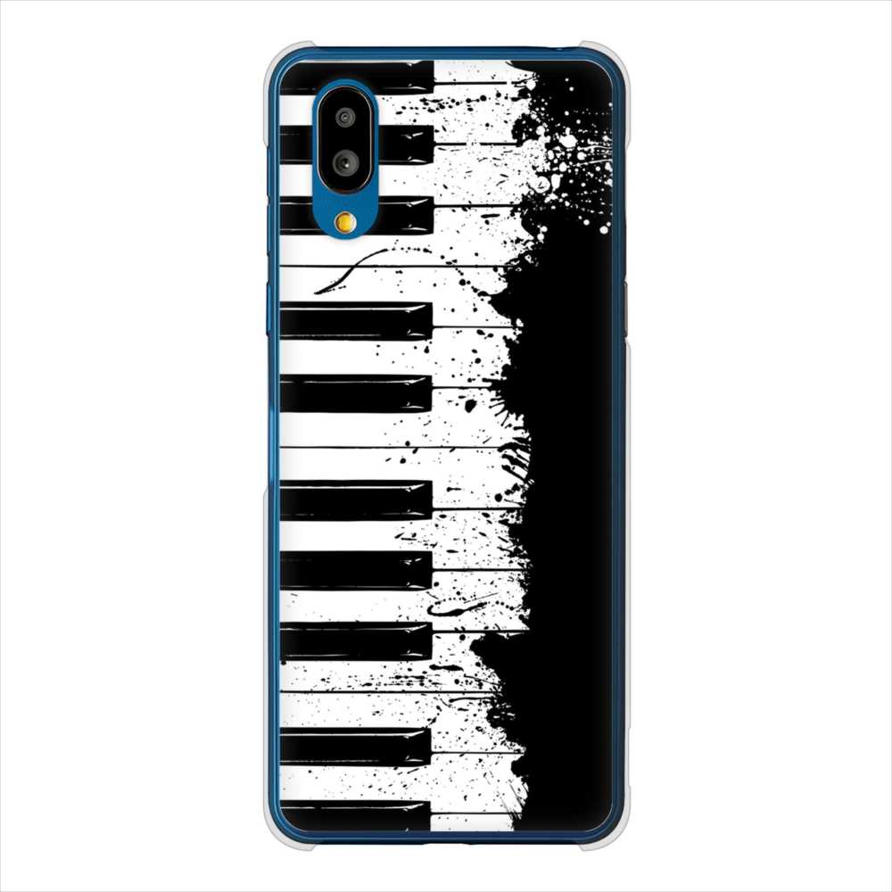 BASIO active SHG09 au 高画質仕上げ 背面印刷 ハードケースピアノ