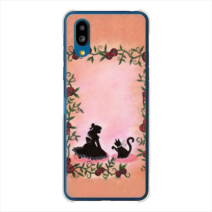 BASIO active SHG09 au 高画質仕上げ 背面印刷 ハードケースお姫様とネコ