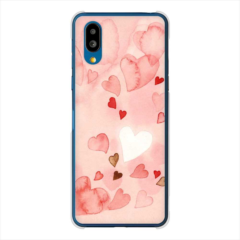 BASIO active SHG09 au 高画質仕上げ 背面印刷 ハードケース 【1125 ハートの和紙】