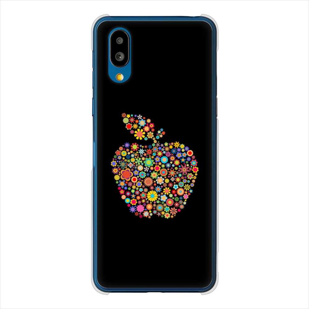 BASIO active SHG09 au 高画質仕上げ 背面印刷 ハードケース 【1195 カラフルアップル】