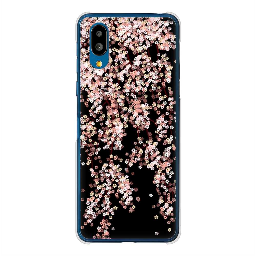 BASIO active SHG09 au 高画質仕上げ 背面印刷 ハードケース 【1244 しだれ桜】