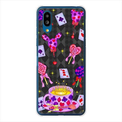 BASIO active SHG09 au 高画質仕上げ 背面印刷 ハードケースむかいあぐる トランプティー