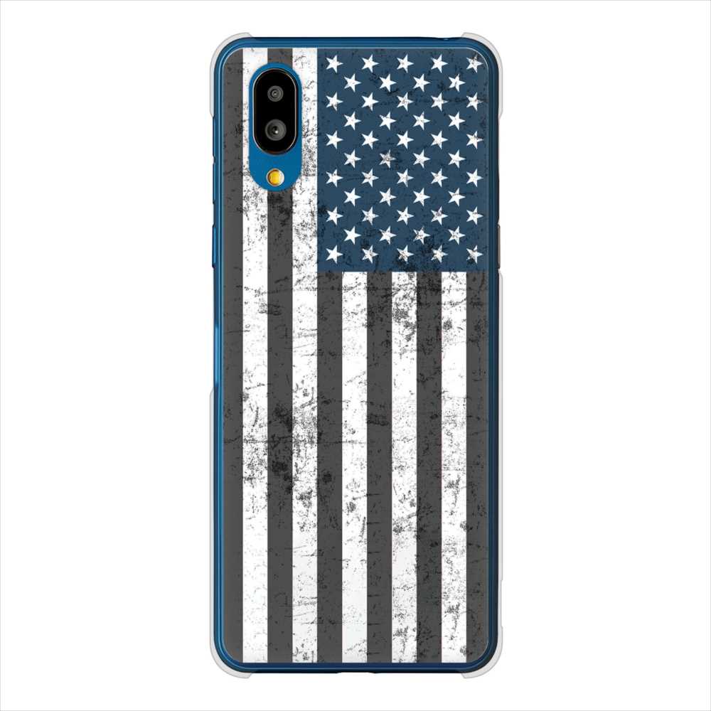 BASIO active SHG09 au 高画質仕上げ 背面印刷 ハードケース 【EK864 アメリカンフラッグビンテージ】