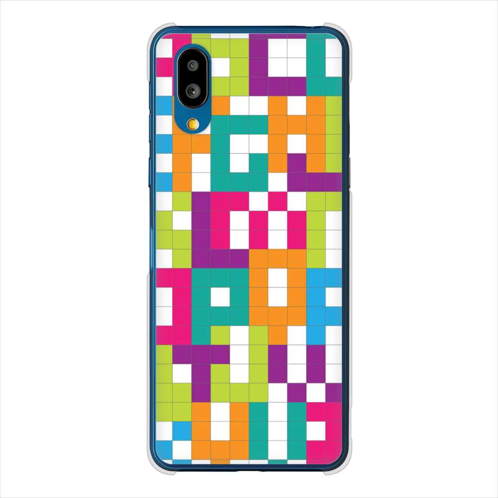 BASIO active SHG09 au 高画質仕上げ 背面印刷 ハードケース 【IB916 ブロックアルファベット】