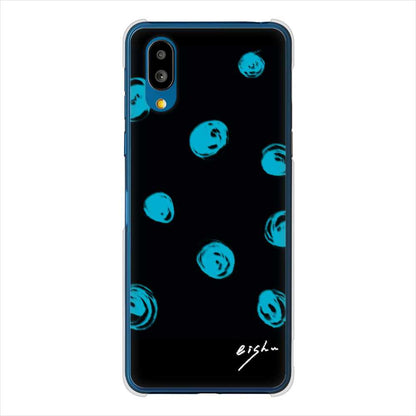 BASIO active SHG09 au 高画質仕上げ 背面印刷 ハードケース大野詠舟 手描きシンプル