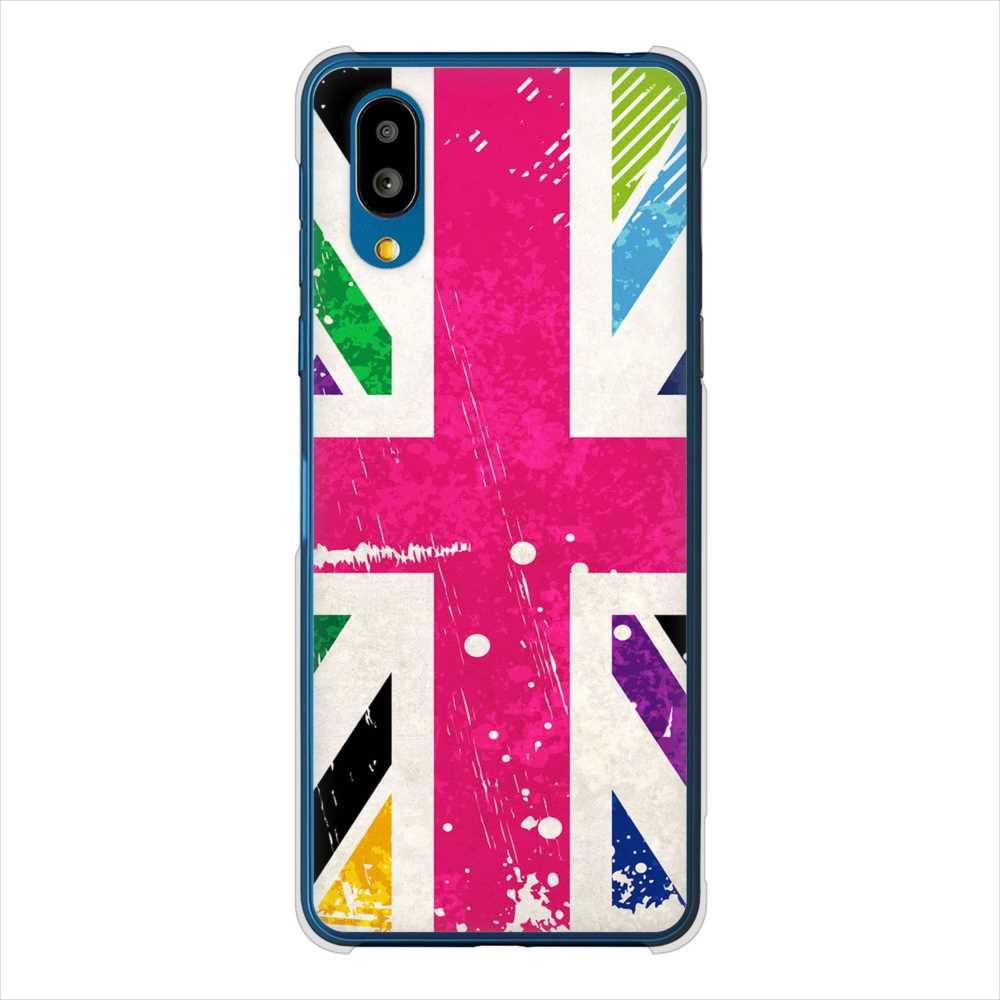 BASIO active SHG09 au 高画質仕上げ 背面印刷 ハードケースユニオンジャック