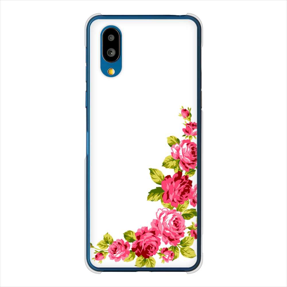 BASIO active SHG09 au 高画質仕上げ 背面印刷 ハードケースロマンチックなバラ