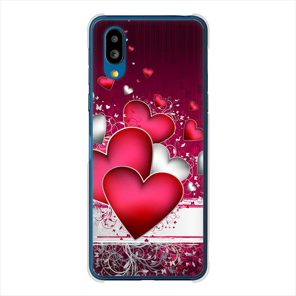 BASIO active SHG09 au 高画質仕上げ 背面印刷 ハードケース 【VA835 ハートの息吹】