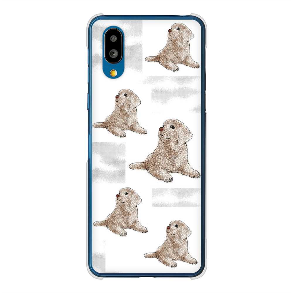 BASIO active SHG09 au 高画質仕上げ 背面印刷 ハードケースラブラドールレトリバー