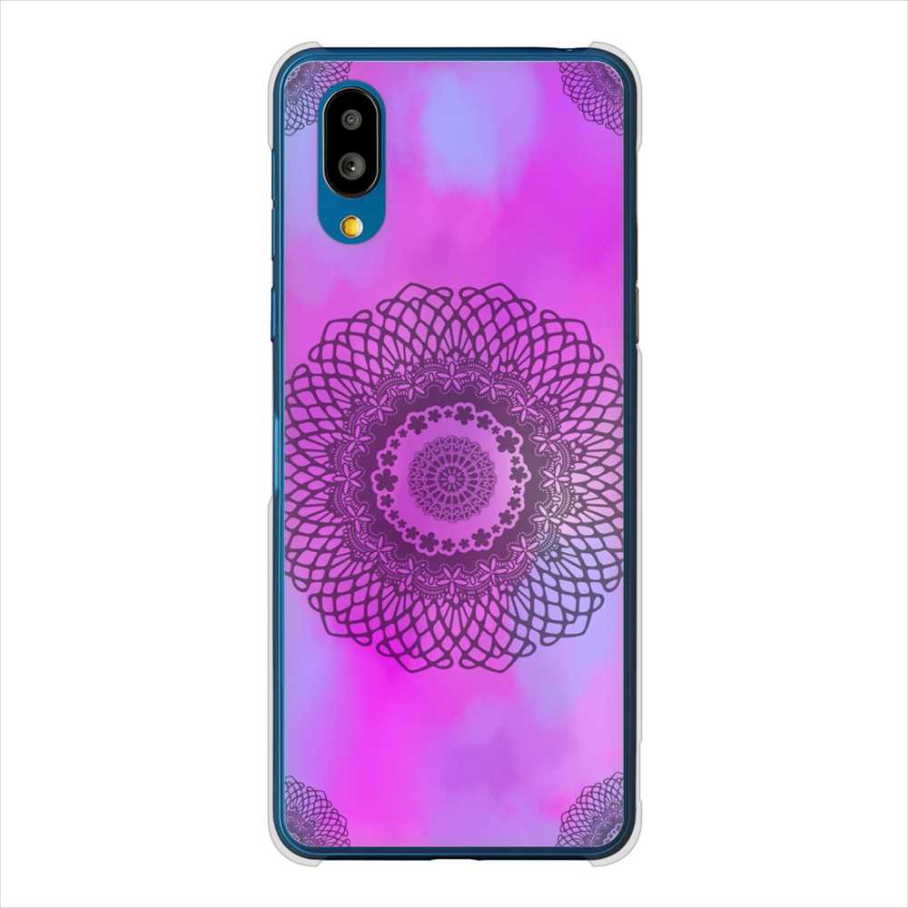 BASIO active SHG09 au 高画質仕上げ 背面印刷 ハードケース 【YJ344 レース】