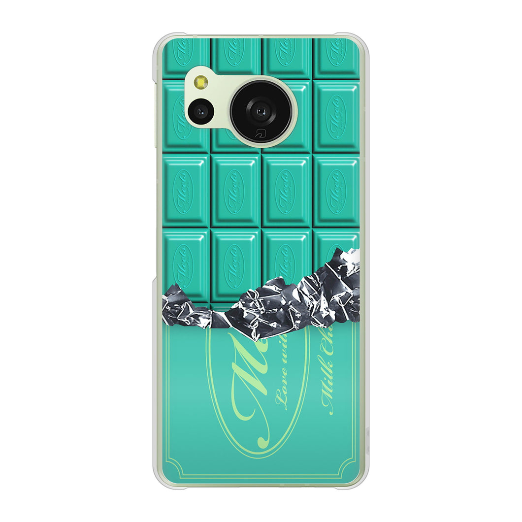AQUOS sense8 SHG11 au 高画質仕上げ 背面印刷 ハードケース板チョコ