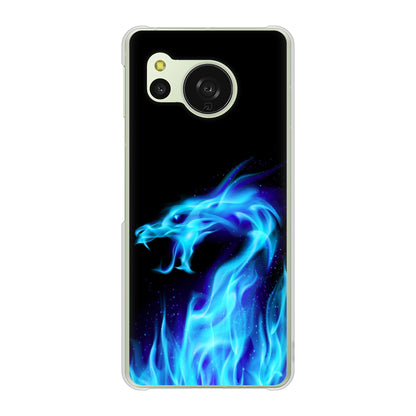 AQUOS sense8 SHG11 au 高画質仕上げ 背面印刷 ハードケースドラゴン