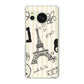 AQUOS sense8 SHG11 au 高画質仕上げ 背面印刷 ハードケースLOVE フランス