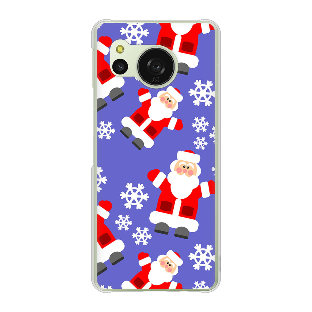 AQUOS sense8 SHG11 au 高画質仕上げ 背面印刷 ハードケースクリスマス