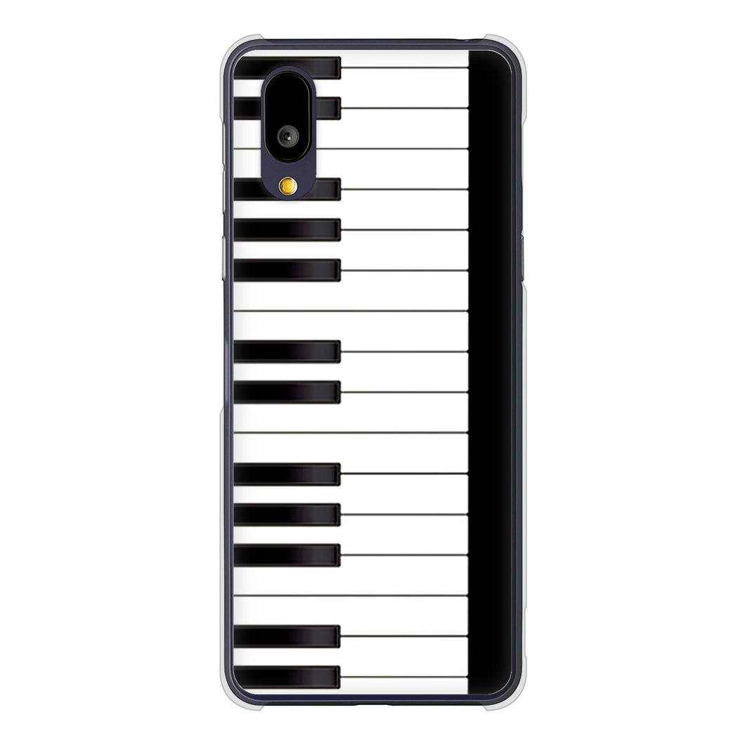 BASIO active2 SHG12 au 高画質仕上げ 背面印刷 ハードケースピアノ