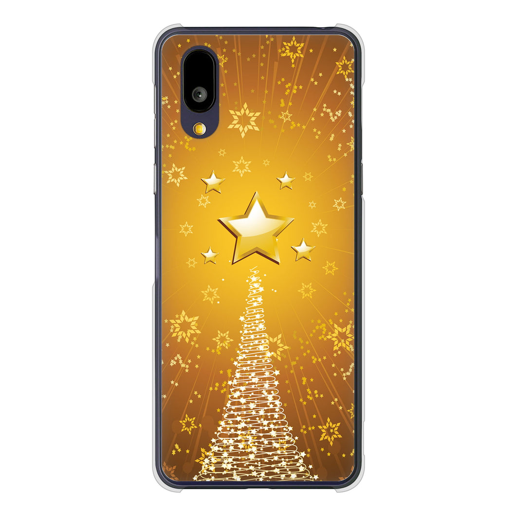 BASIO active2 SHG12 au 高画質仕上げ 背面印刷 ハードケースクリスマス
