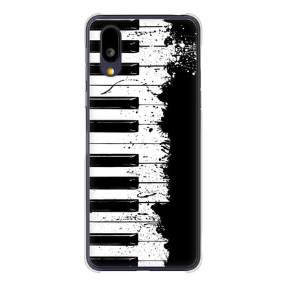 BASIO active2 SHG12 au 高画質仕上げ 背面印刷 ハードケースピアノ