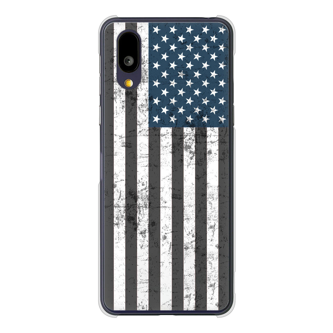 BASIO active2 SHG12 au 高画質仕上げ 背面印刷 ハードケース 【EK864 アメリカンフラッグビンテージ】