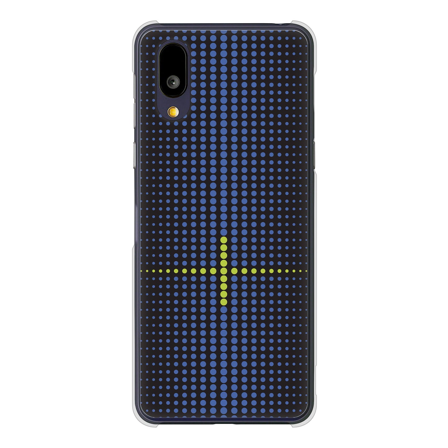 BASIO active2 SHG12 au 高画質仕上げ 背面印刷 ハードケース 【IB907 グラデーションドット】