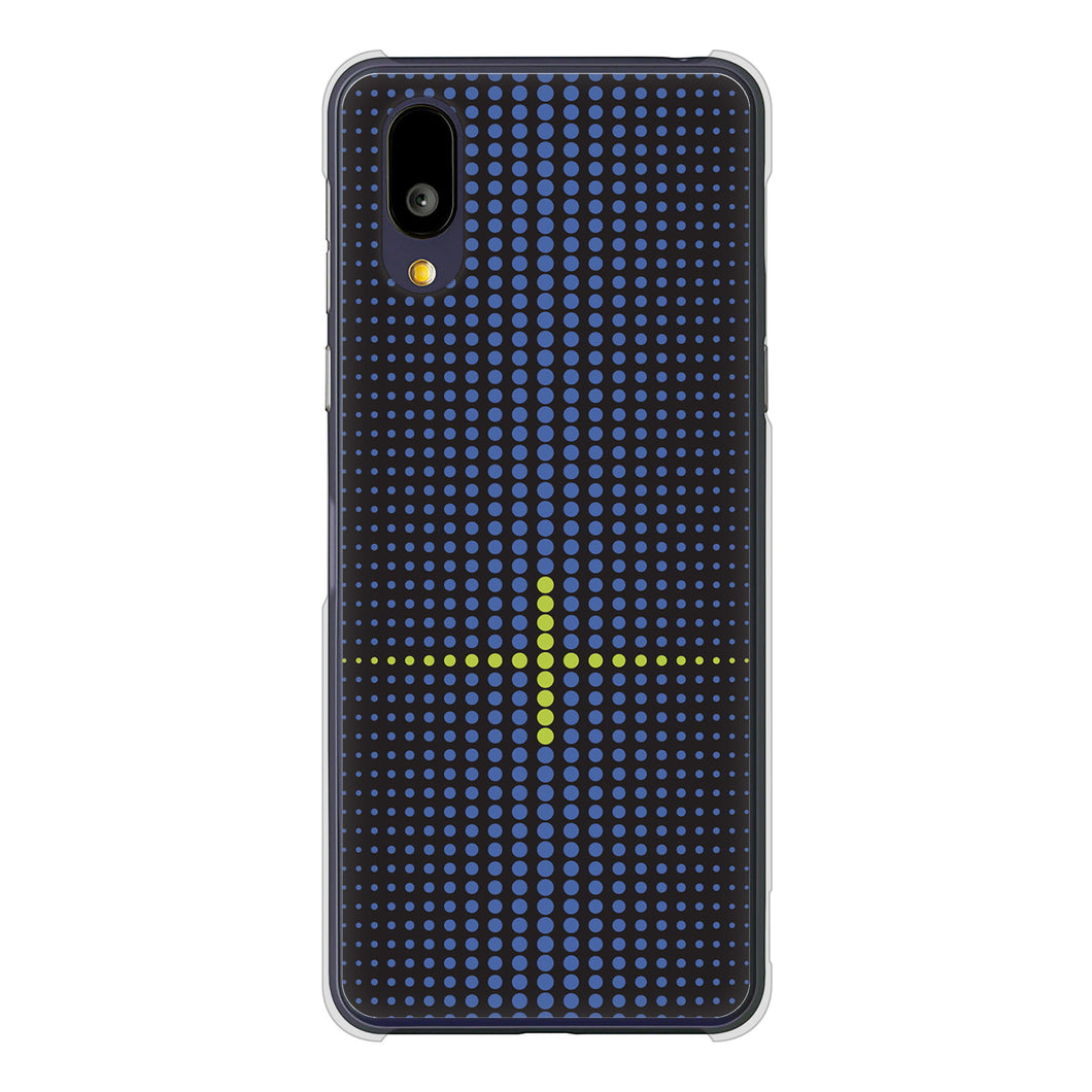 BASIO active2 SHG12 au 高画質仕上げ 背面印刷 ハードケース 【IB907 グラデーションドット】