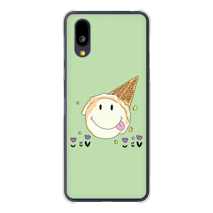 BASIO active2 SHG12 au 高画質仕上げ 背面印刷 ハードケーススイーツイラスト