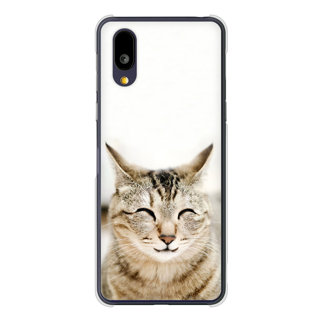 BASIO active2 SHG12 au 高画質仕上げ 背面印刷 ハードケース 【VA801 笑福ねこ】