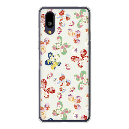 BASIO active2 SHG12 au 高画質仕上げ 背面印刷 ハードケース和花柄