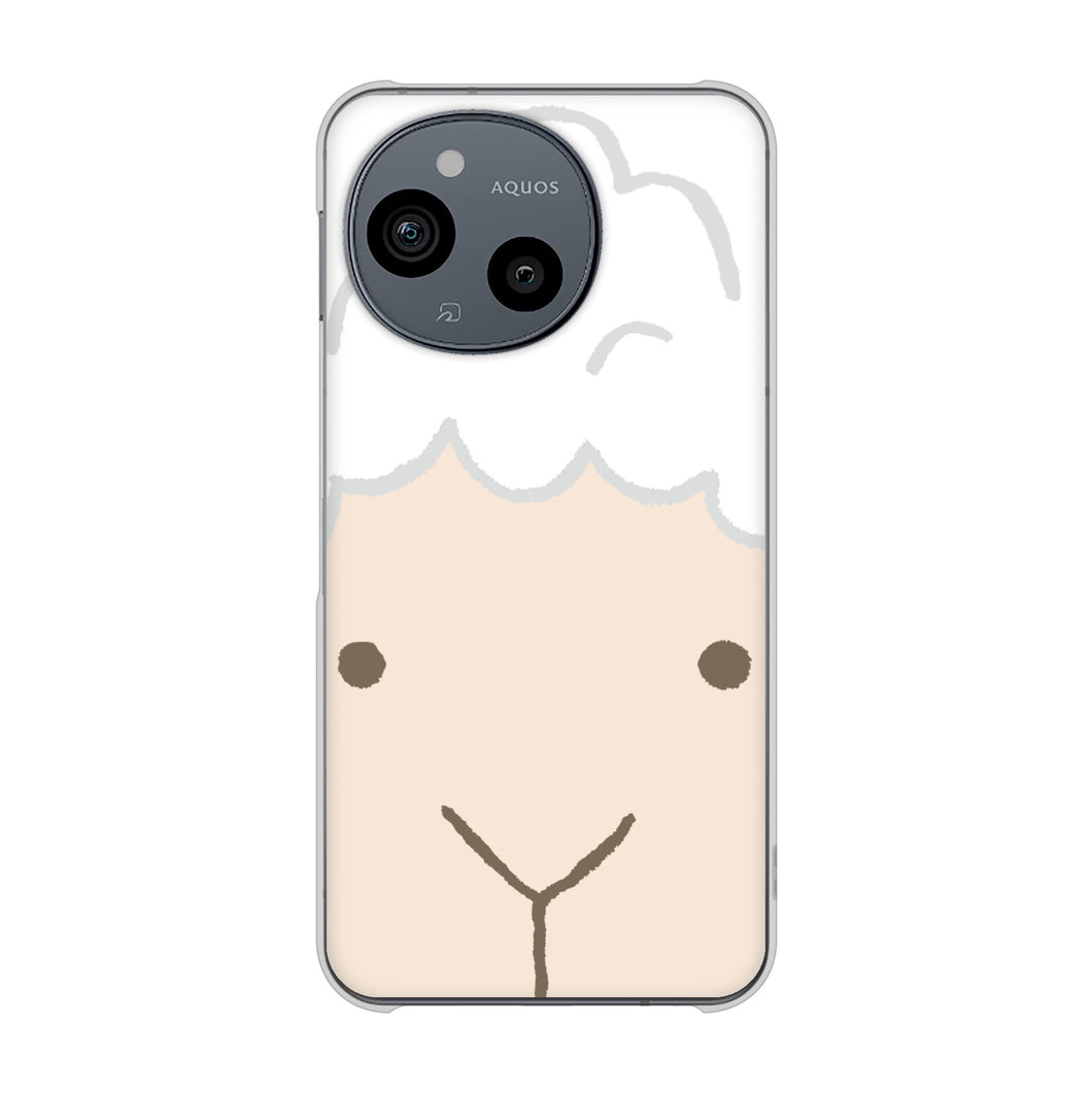 AQUOS sense9 SHG14 au 高画質仕上げ 背面印刷 ハードケースドアップアニマル