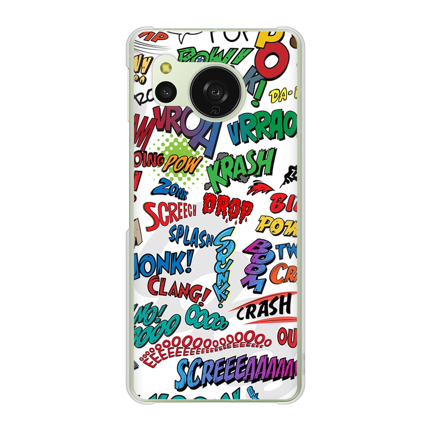 AQUOS sense8 SH-M26 高画質仕上げ 背面印刷 ハードケース 【271 アメリカン キャッチコピー】