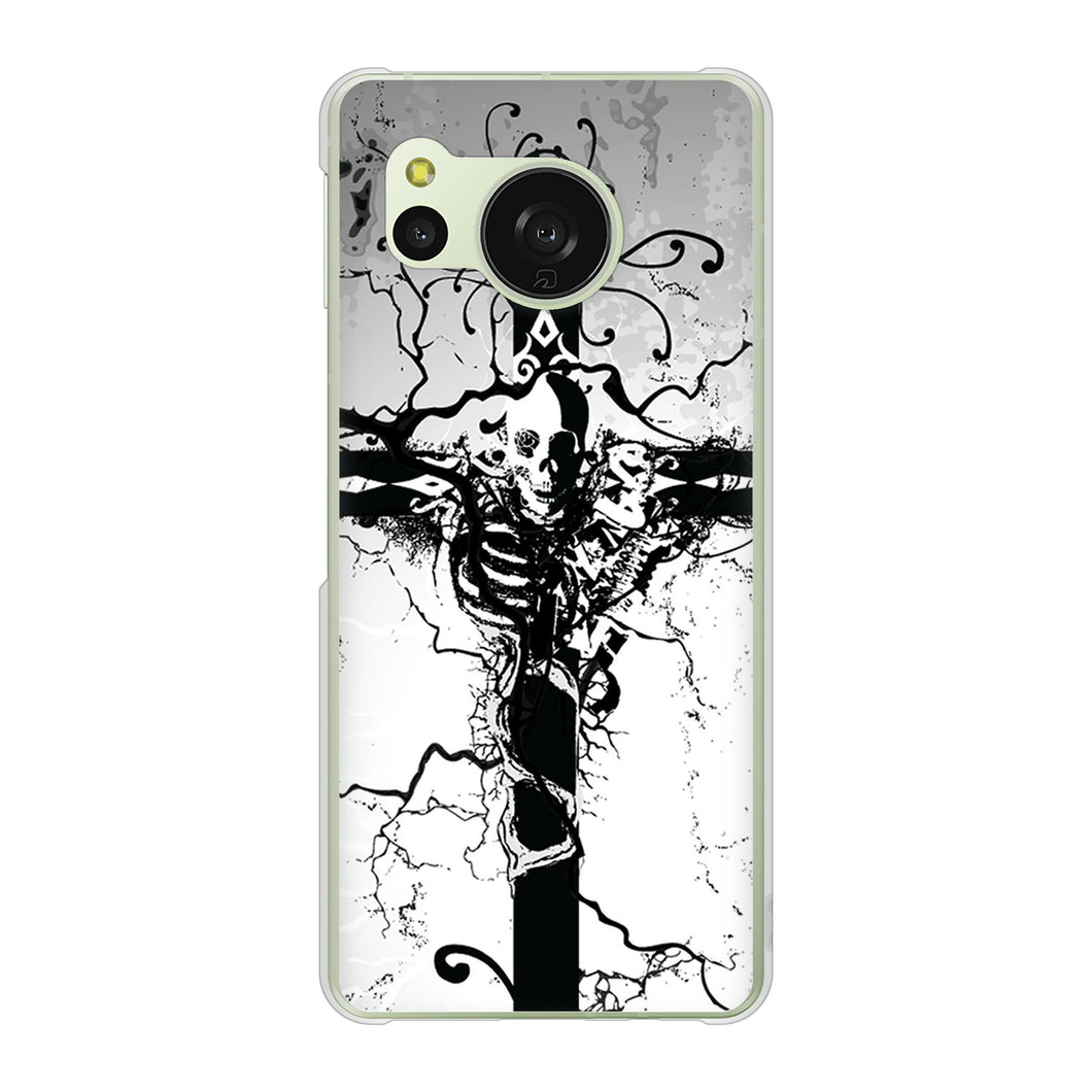 AQUOS sense8 SH-M26 高画質仕上げ 背面印刷 ハードケース 【432 張付の骸】