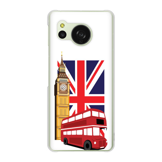 AQUOS sense8 SH-M26 高画質仕上げ 背面印刷 ハードケースイギリスの風景